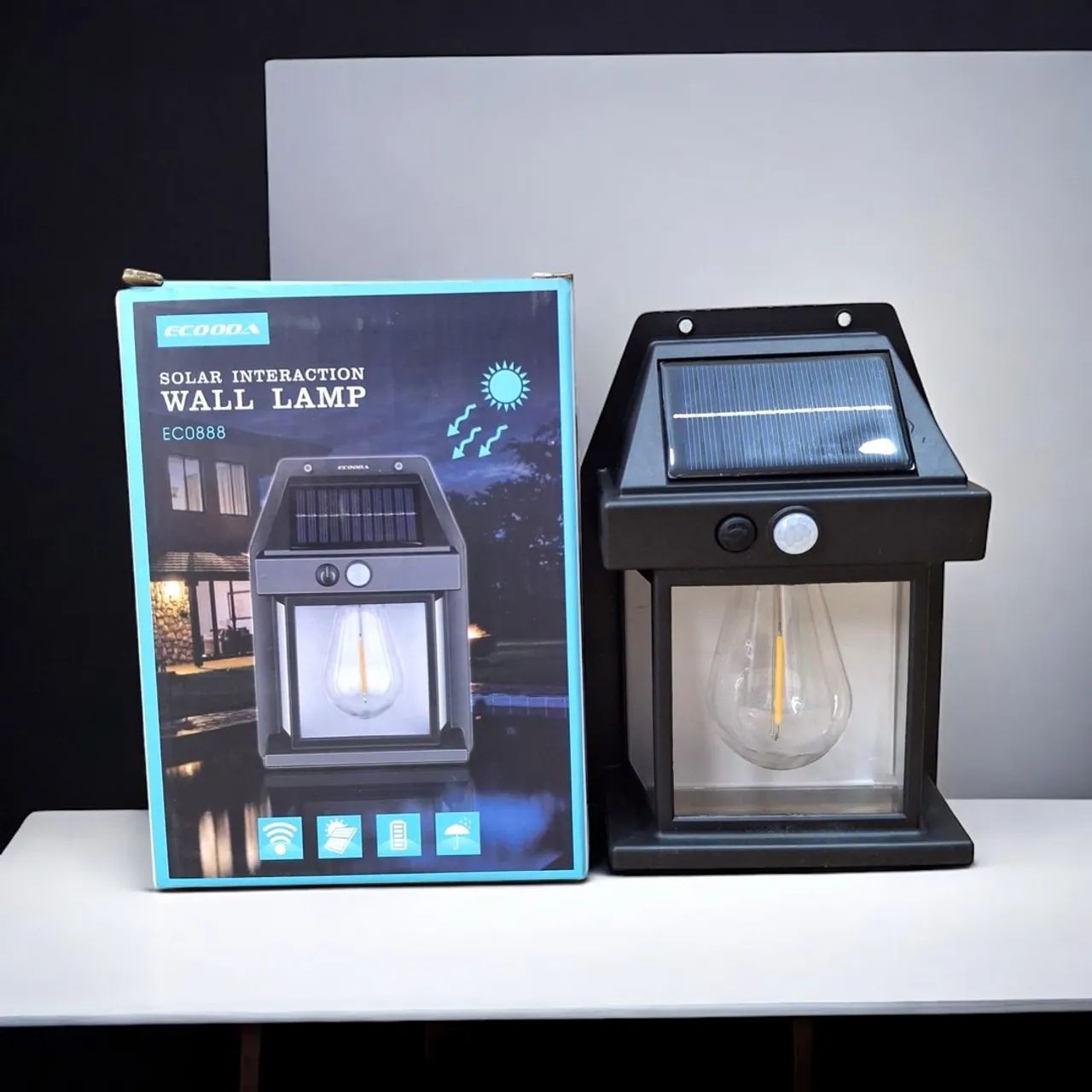 Arandela Luminária Solar de Parede com Sensor de Movimento