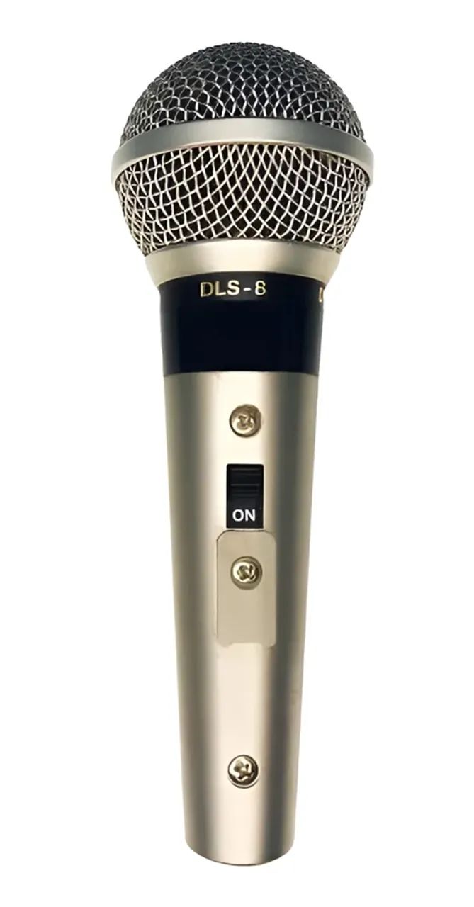 Microfone C/ Fio Dylan DLS-8 Tipo Leson Dinâmico C/ Cabo65723510220161120