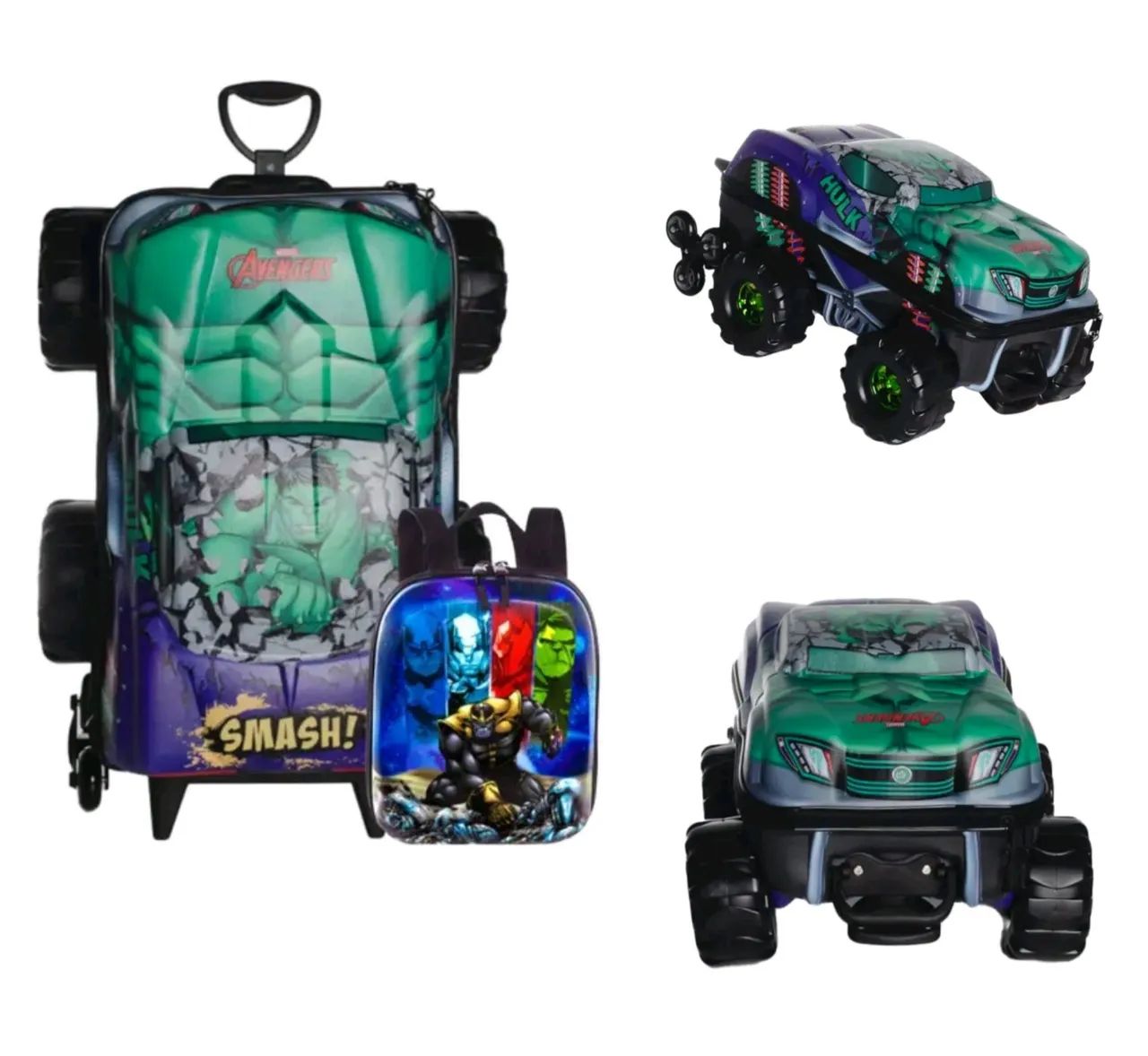 KIT MALA ESCOLAR 3D COM LANCHEIRA  - Foto 3