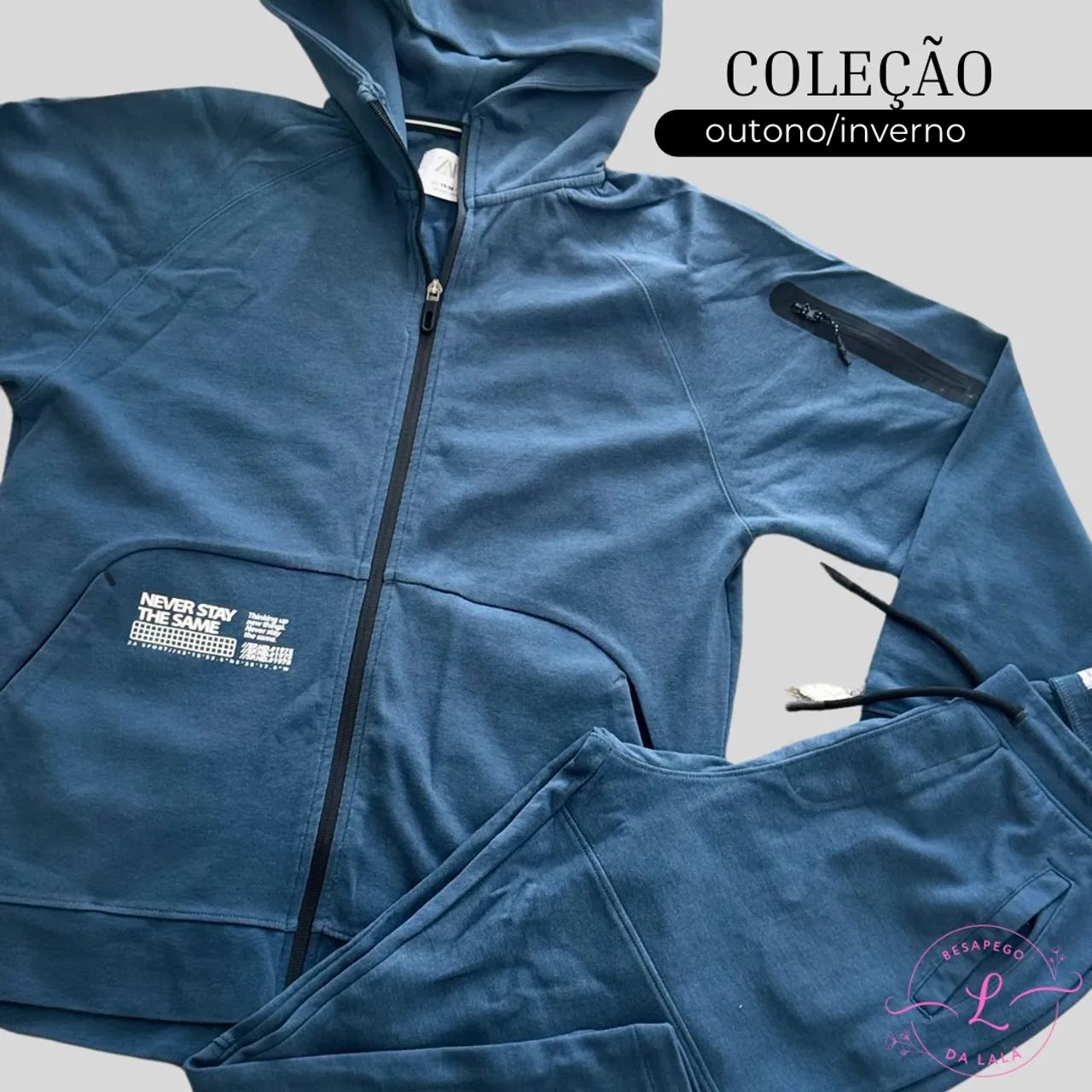 Conjunto Moletom + Calça Jogger Zara Brasil - TAM. 16 3x40,00