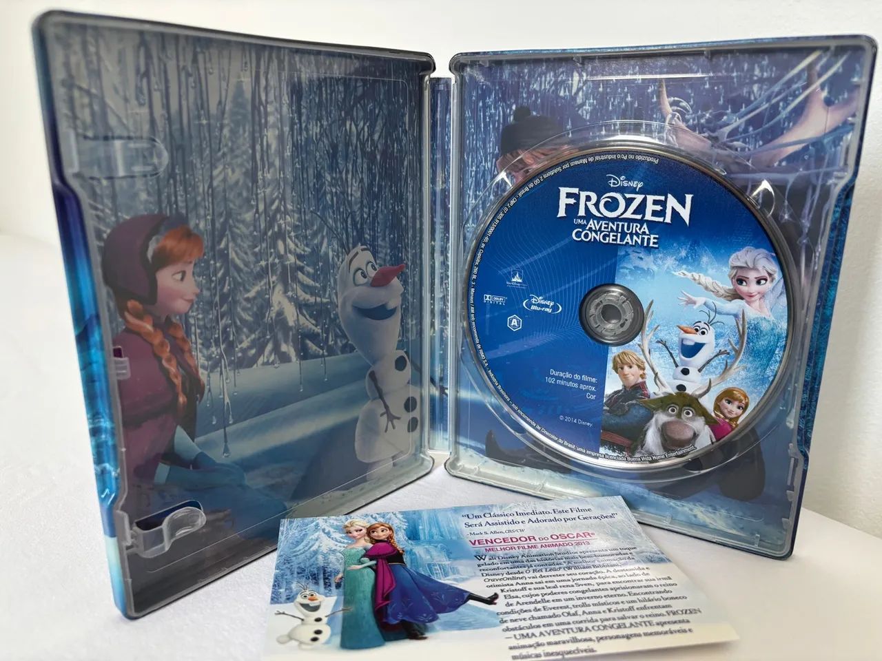 SteelBook Blu-Ray - Frozen: Uma Aventura Congelante - CDs, DVDs