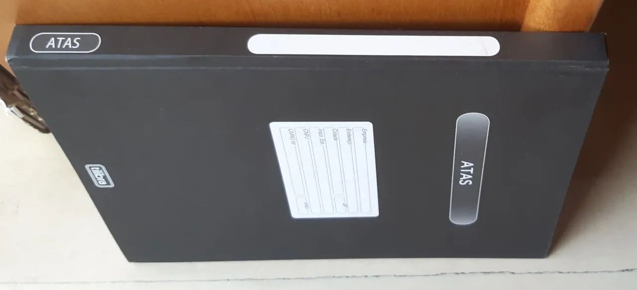 Livro /caderno Atas com 200 folhas pautadas e numeradas