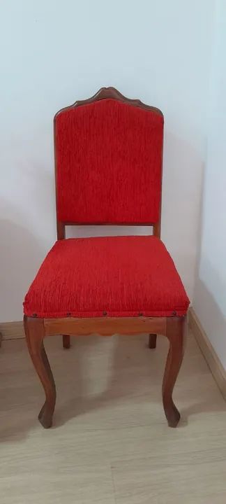 Cadeira Vintage Vermelha - Foto 2