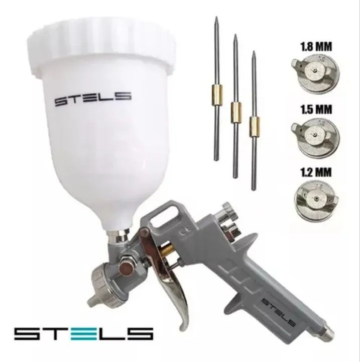 (NOVO) Pistola de Pintura 600 ml 3 Bicos - Foto 2