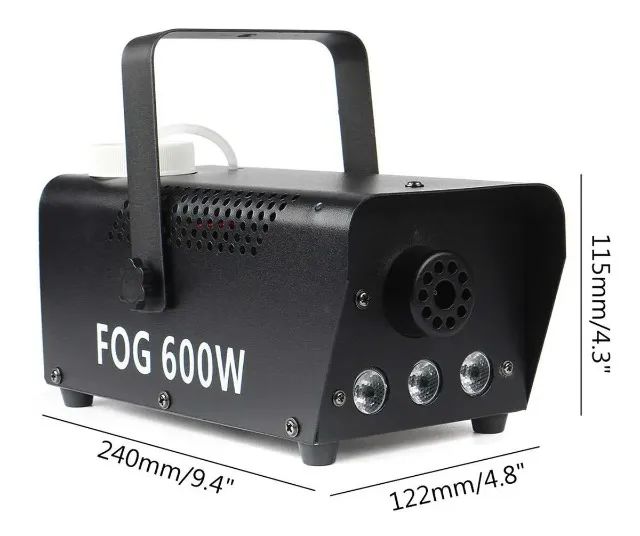 maquina de fumaça com leds e liquido para 10 festas - Foto 2