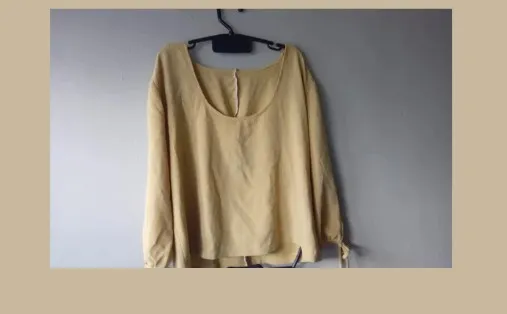 Blusa Amarela Mostarda "G"