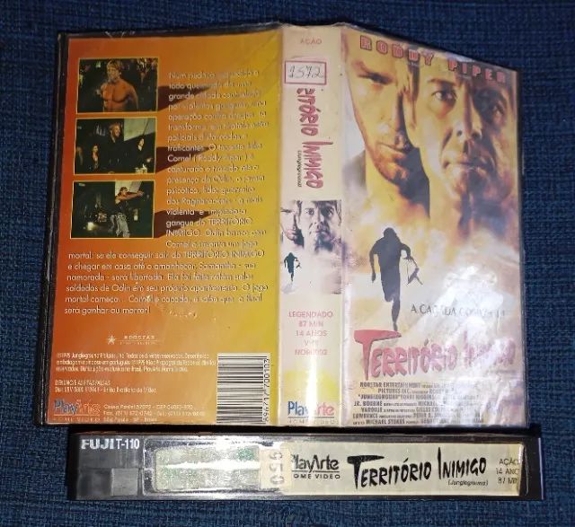 VHS Legendado Território Inimigo - Roddy Piper