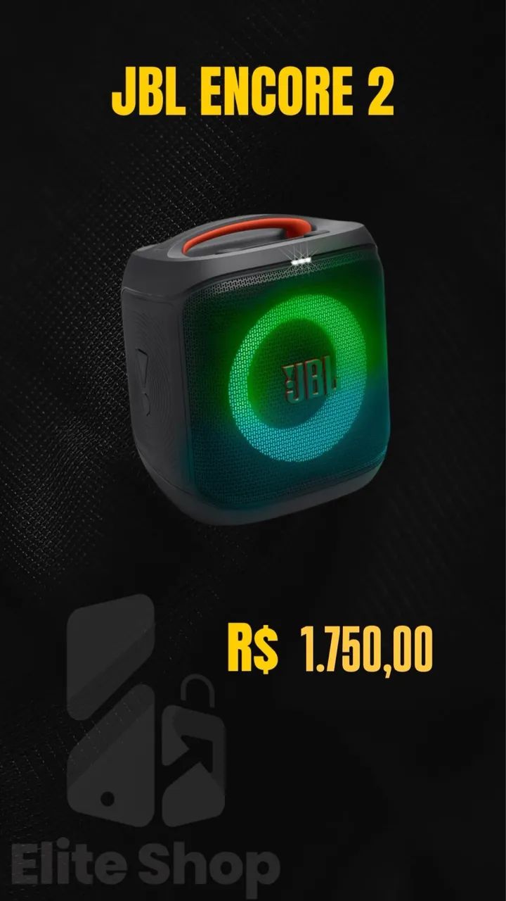 JBL Encore 2 com 2 MICROFONE