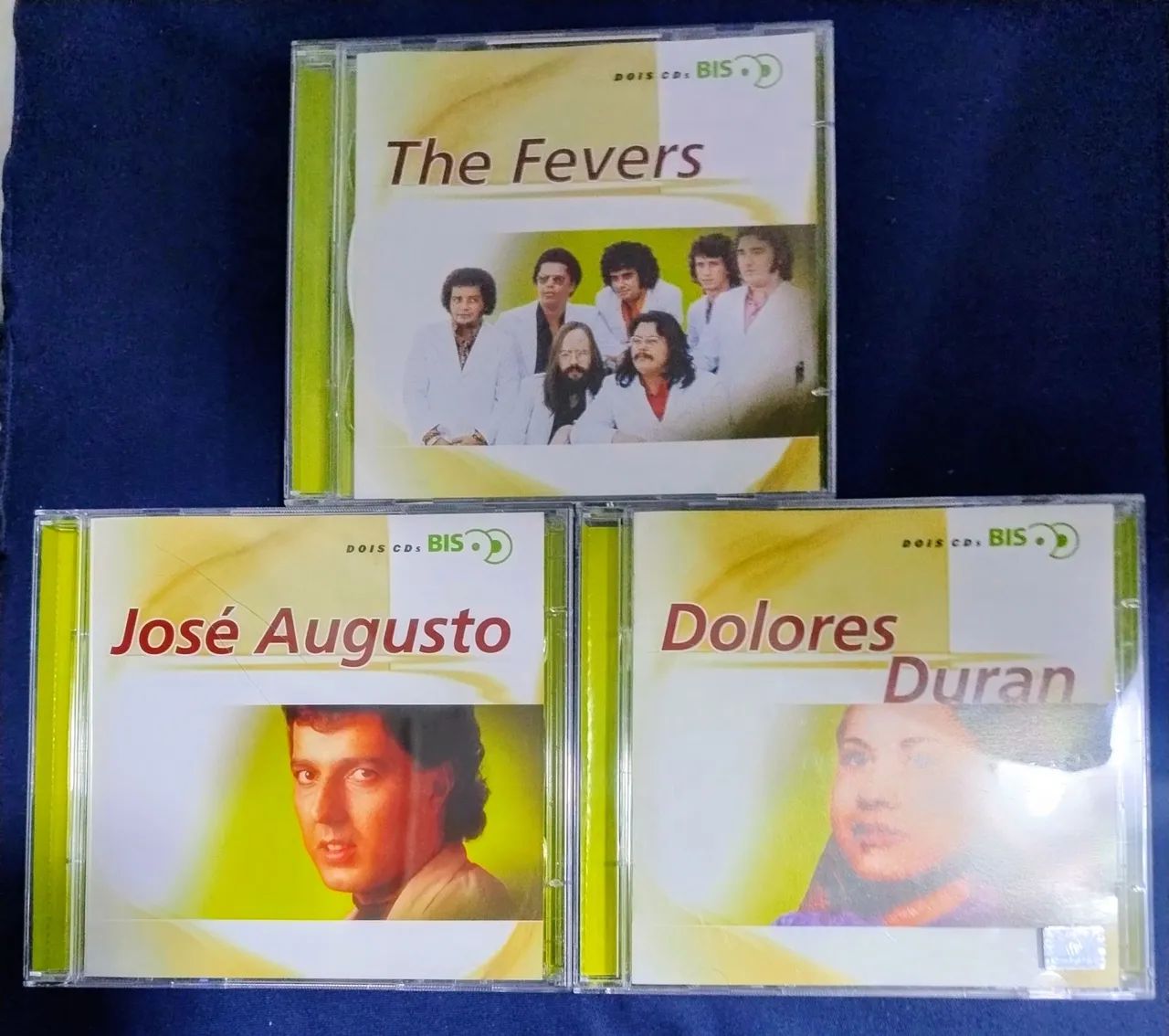 03 CDs duplo da coleção bis. The Fevers, José Augusto e Dolores Duran