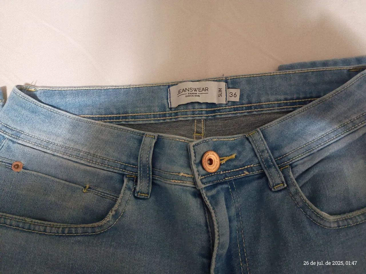 Calça Jeans Destroyed - Foto 4