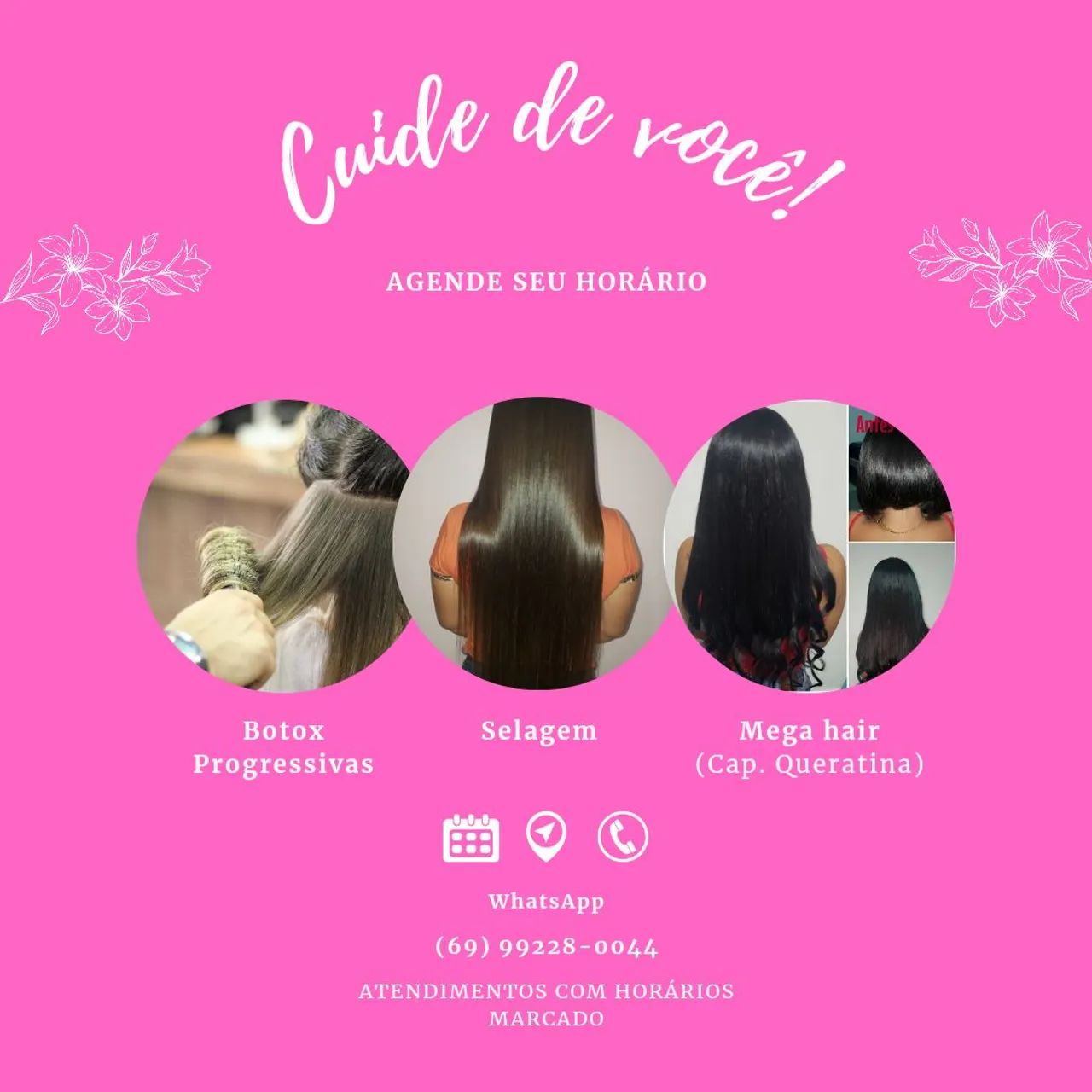 Selagem e Mega Hair 