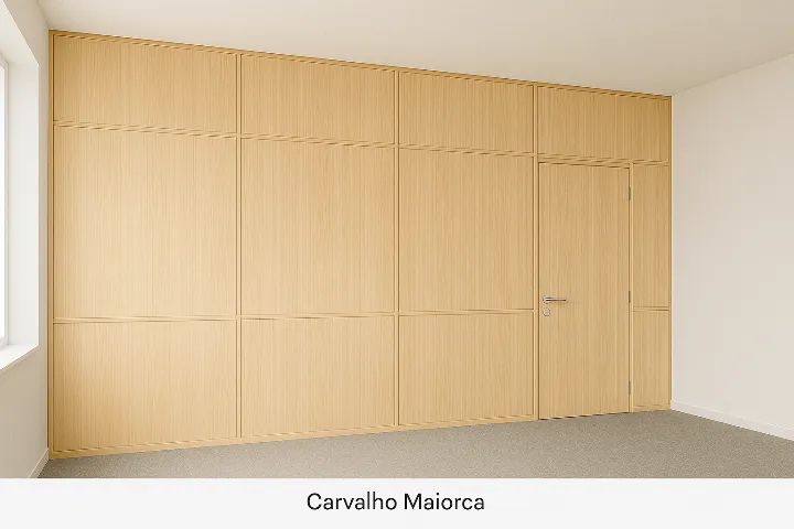 Divisórias de ambientes M² cor Carvalho