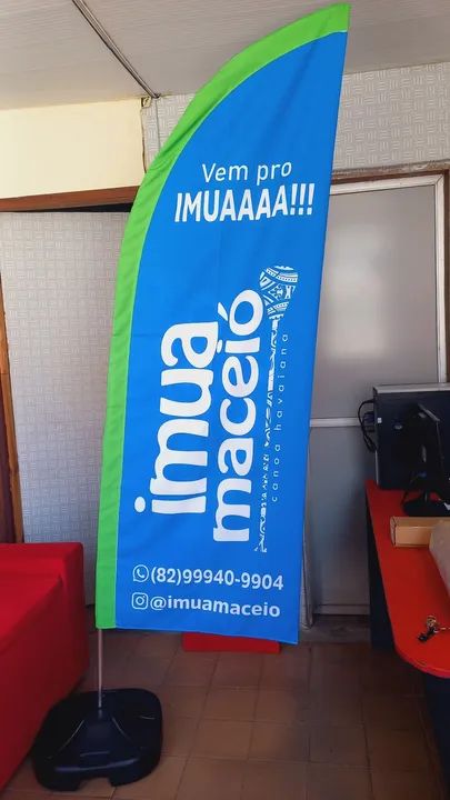 Wind Banner em tecido oxford. - Foto 4