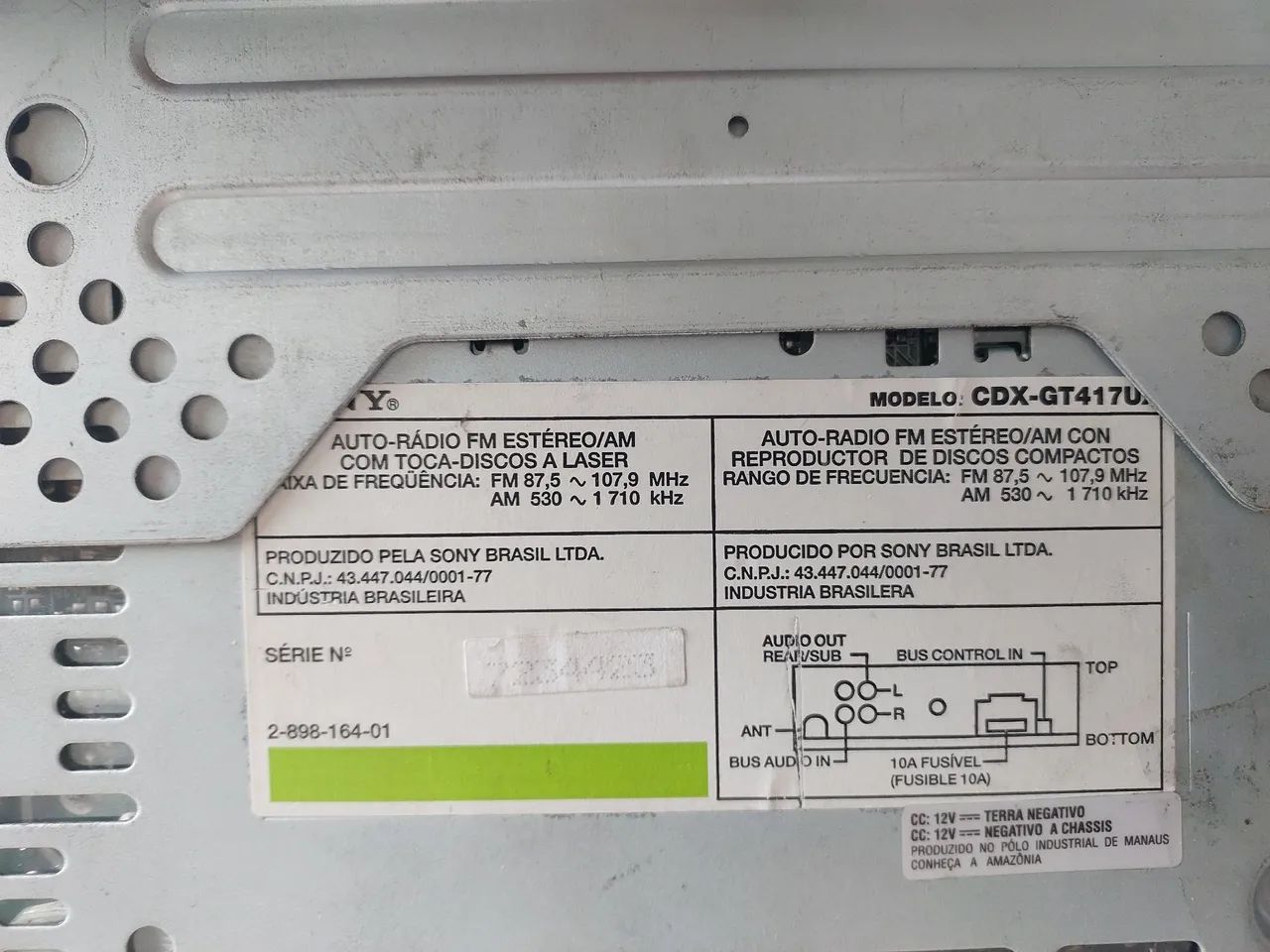 Som Auto Sony CDX-GT417UX - Foto 4