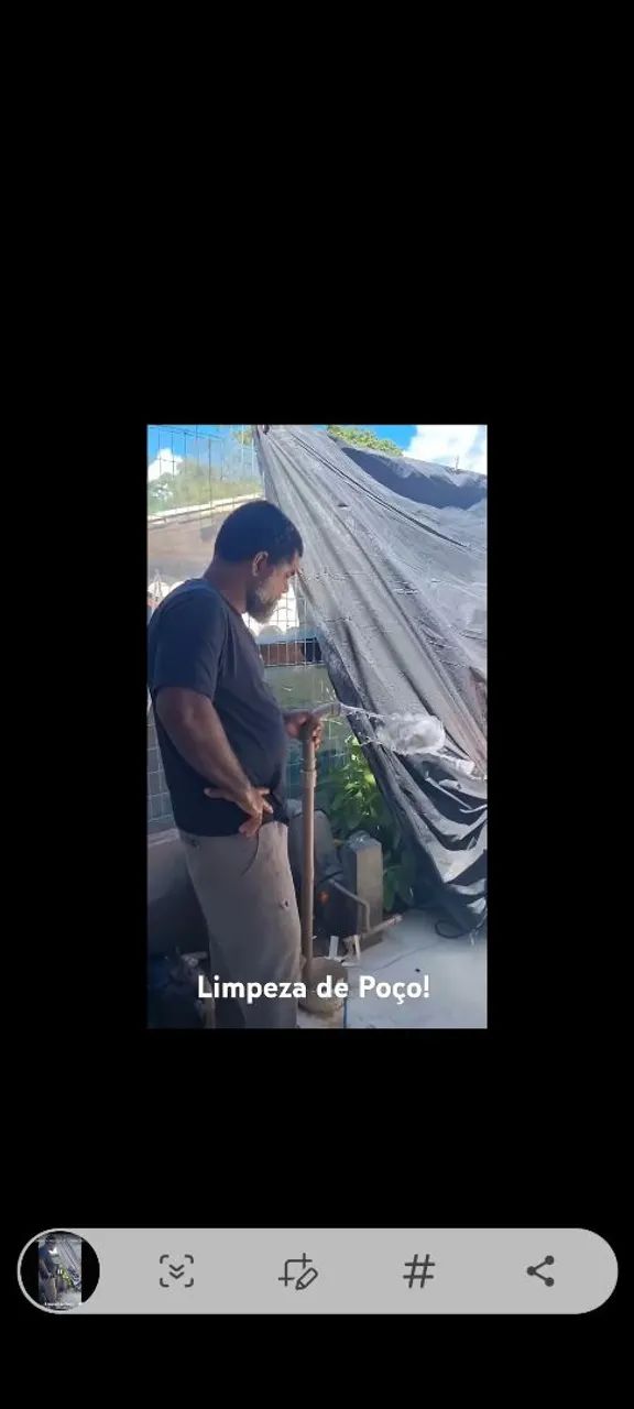 Limpeza de poço! 
