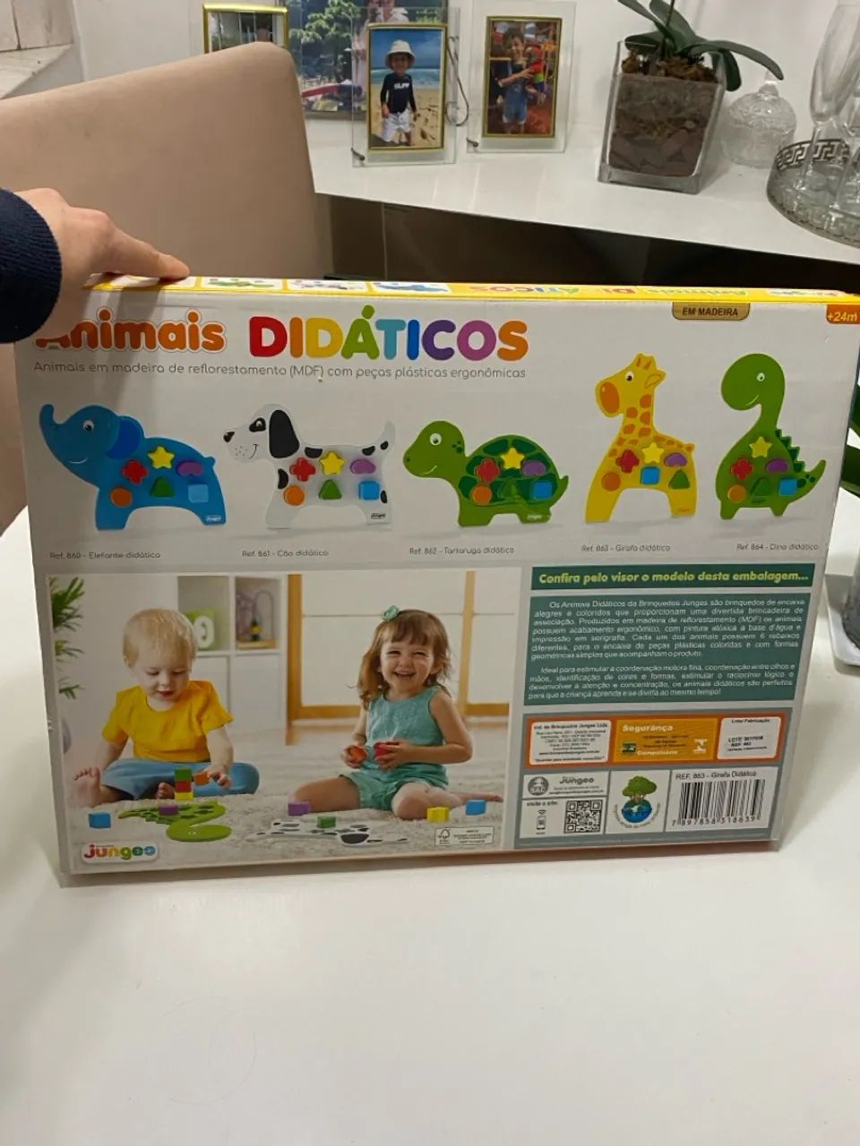 Brinquedo Didáticos - Encaixe as Formas - Foto 5
