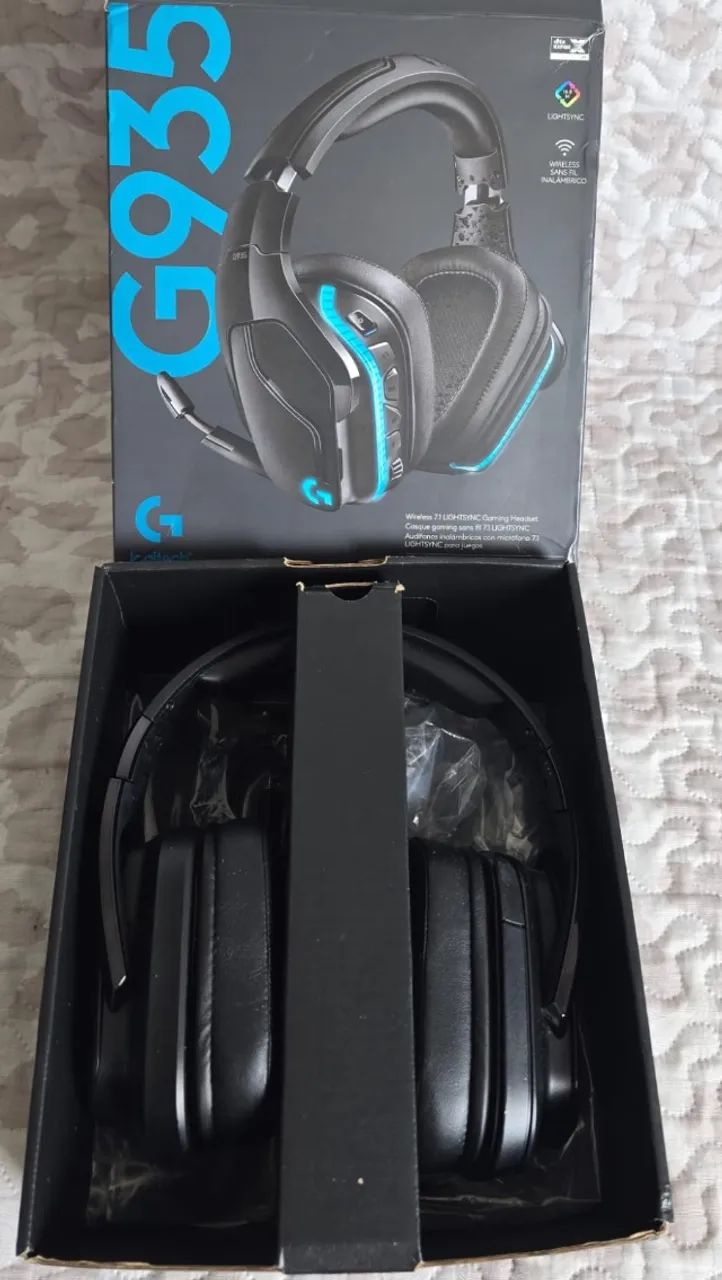 Headset Wireless Logitech G935 - Foto 5