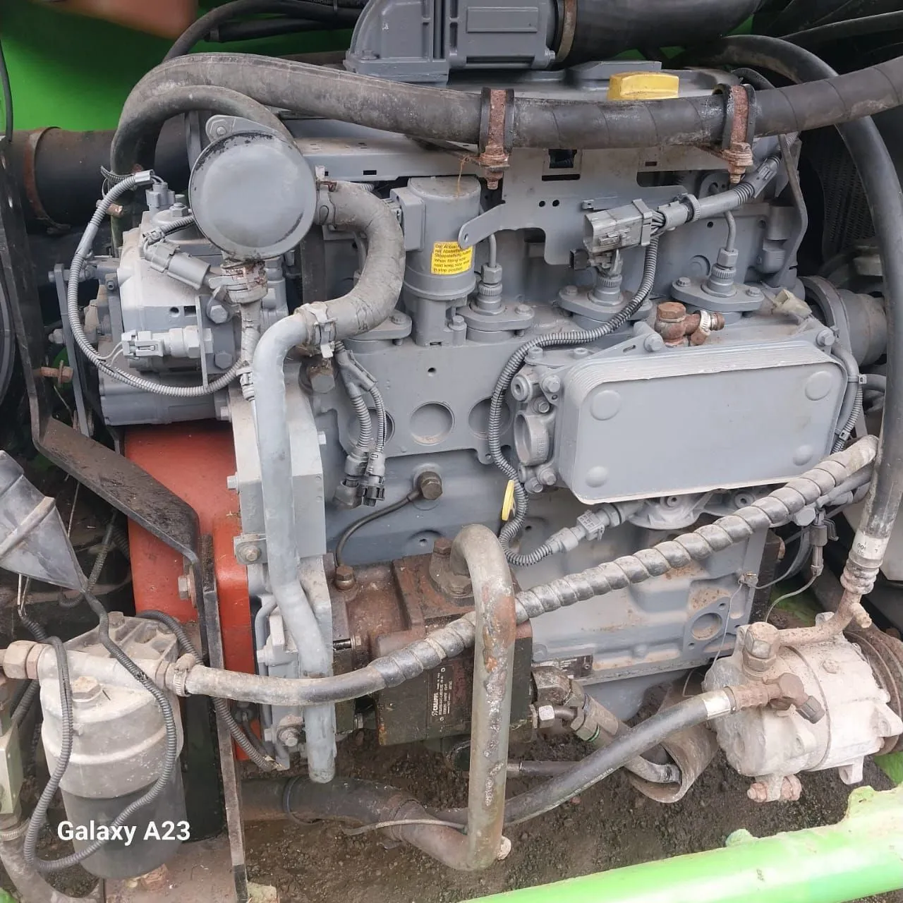 Motor Deutz 4 cilindros.