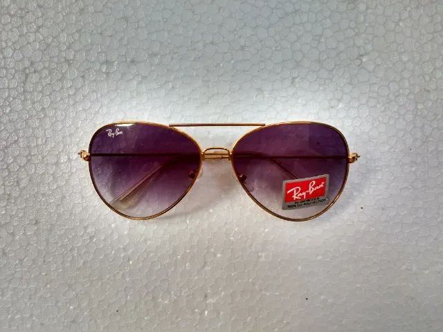 Oculos Ray Ban Aviator Dourado