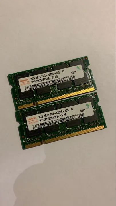 Memória RAM DDR2 2x 2gb - Foto 2