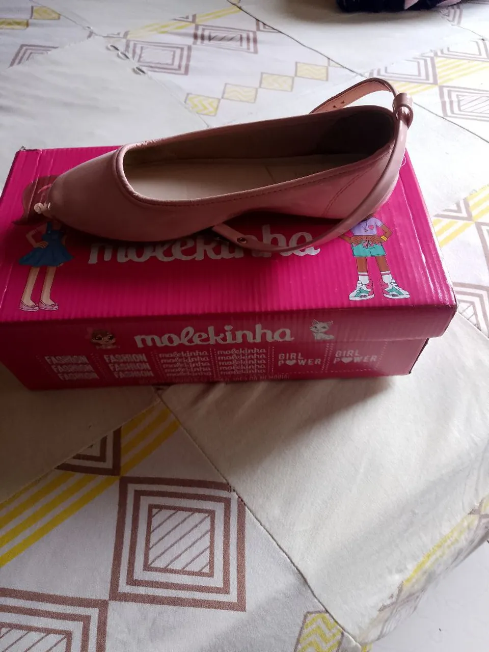 Sapatilha Molekinha Rosa - Conforto e Estilo para sua Princesa!