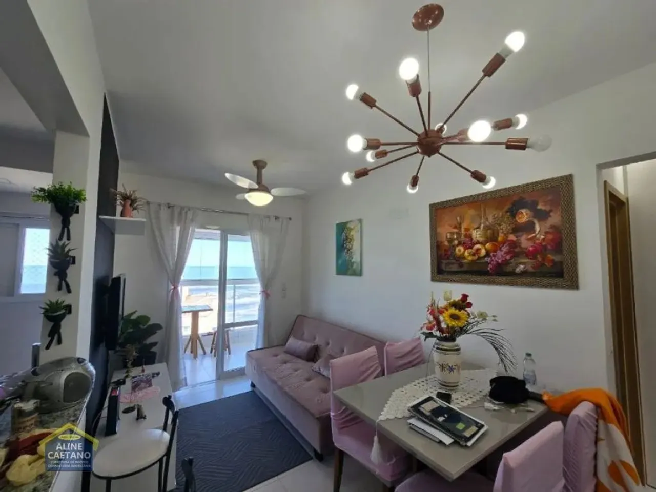 Apartamento 1 dorm suíte Varanda gourmet - Vista Mar - Próx. Feirinha de Artesanato!