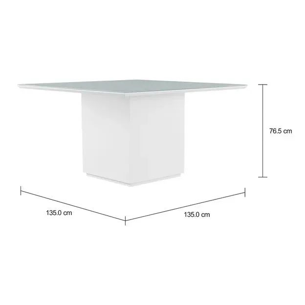 Float Table 1.35m x 1.35m - White65573825143811121