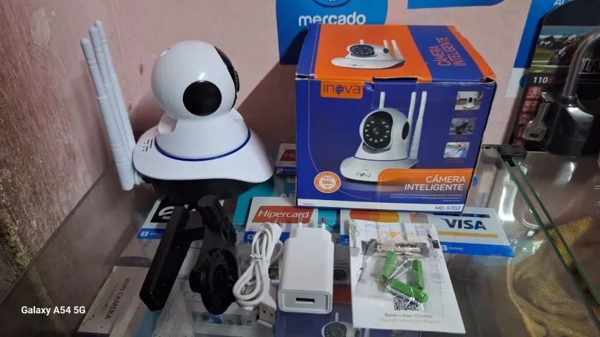 Câmera Inteligente Wi-fi 360° Acesso Remoto Via Celular - Foto 4