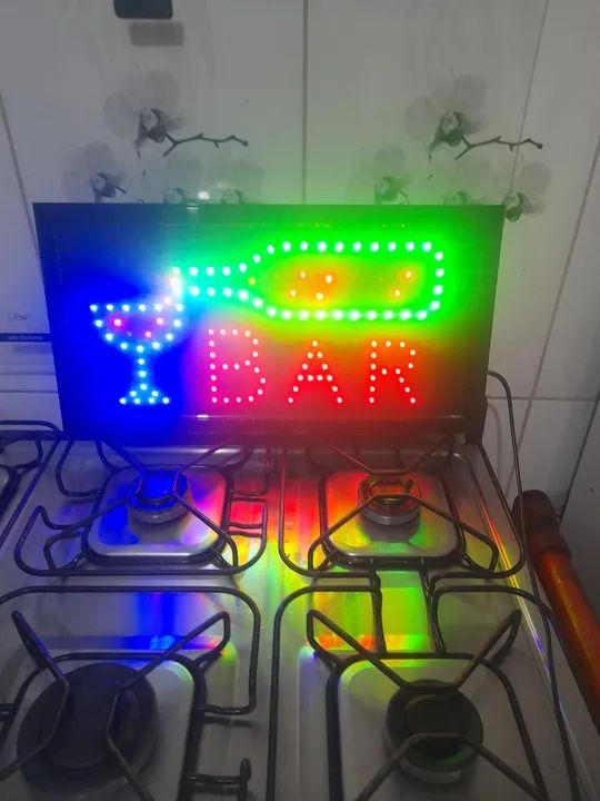 Placa de LED para Bar - Iluminação chamativa! - Foto 2