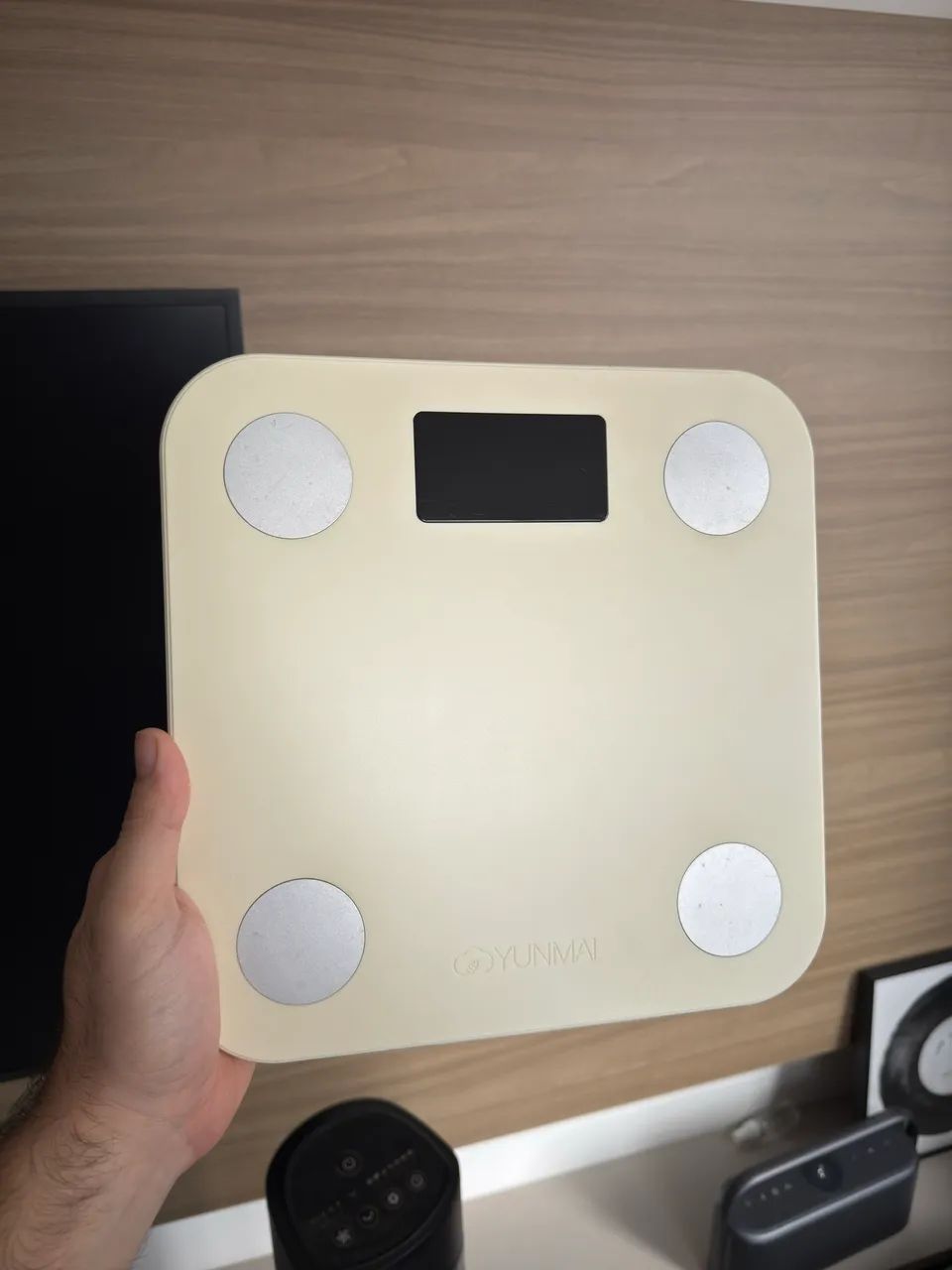 Balança bioimpedância inteligente bluetooth yunmai 