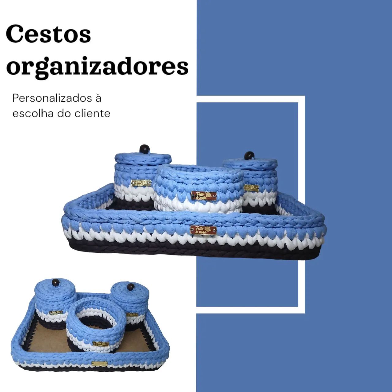 Kit Higiene de Crochê - Sob Encomenda  - Foto 4