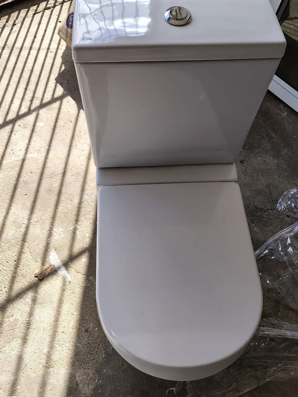 kit completo bacia caixa e assento inspire round roca  - Foto 3