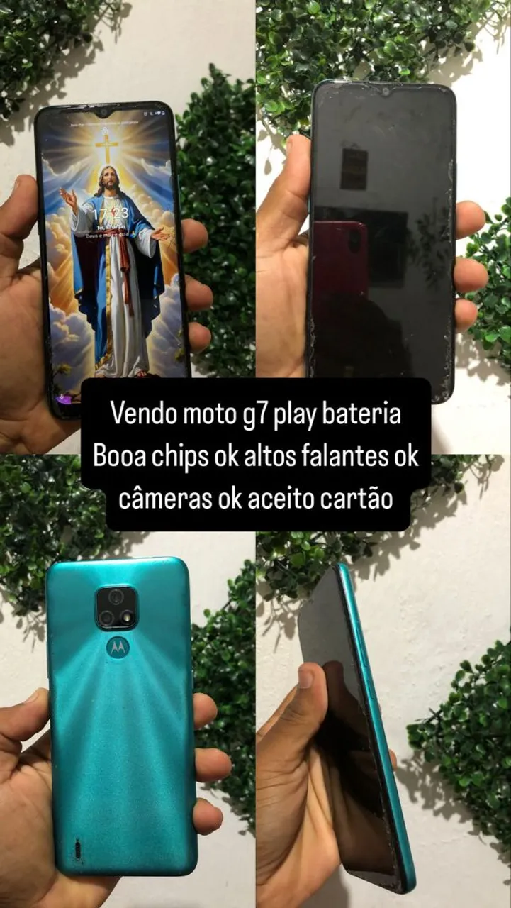 Vendo este moto G7 play em perfeito estado