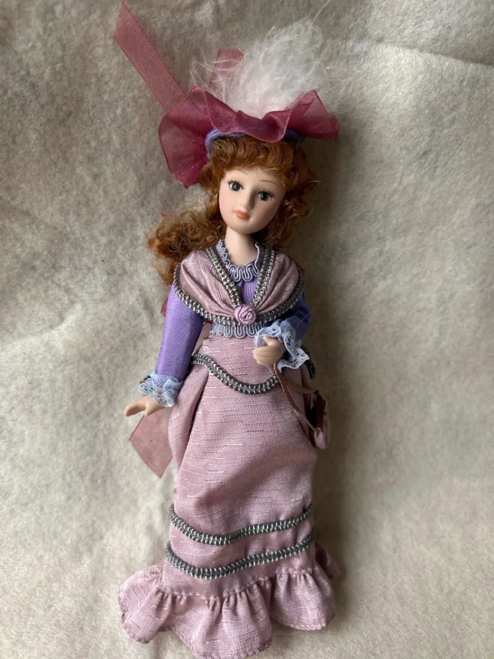 Boneca de Porcelana Vintage damas de época  - Foto 3
