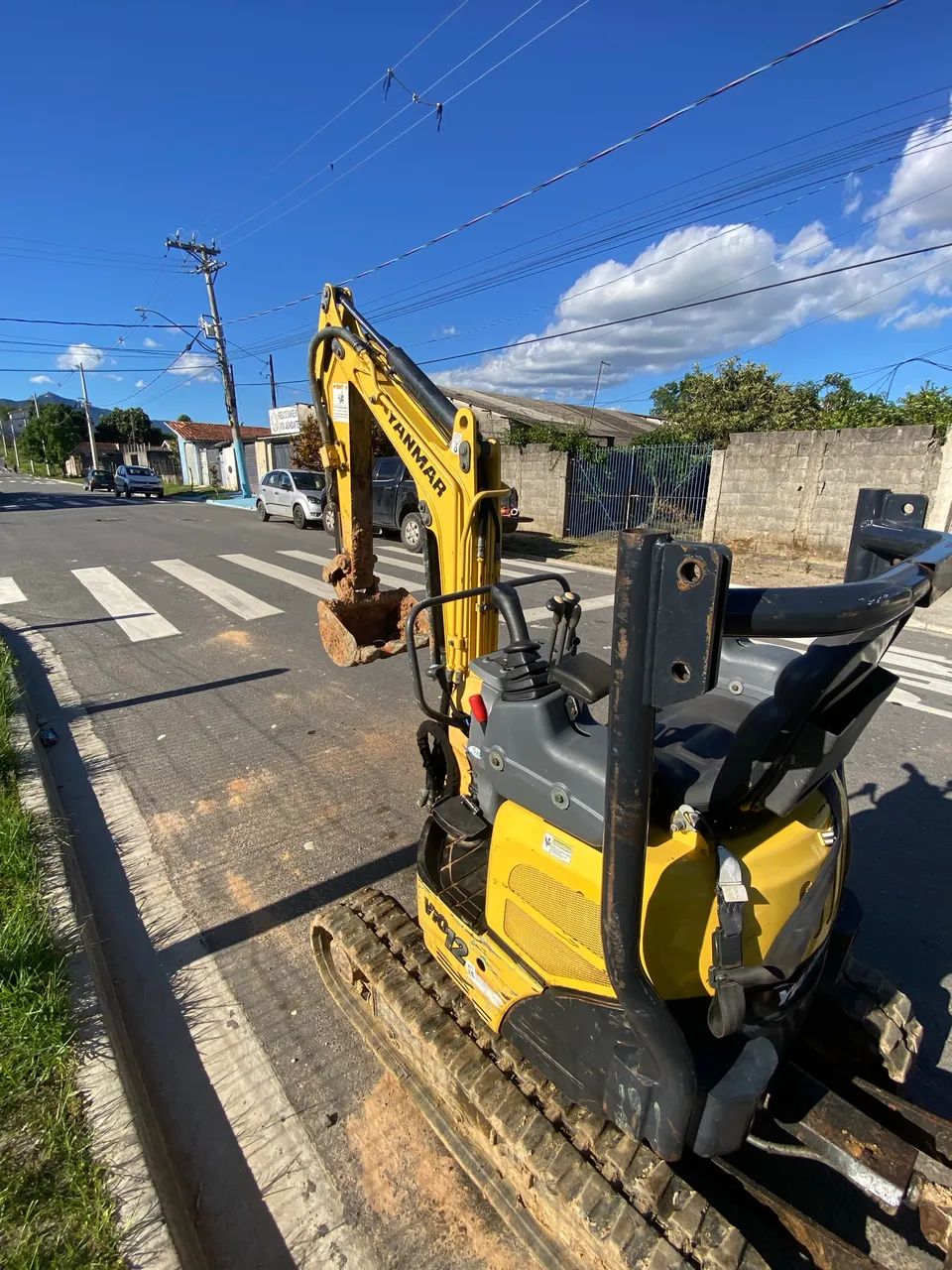 Mini escavadeira vendo ou troco  - Foto 5