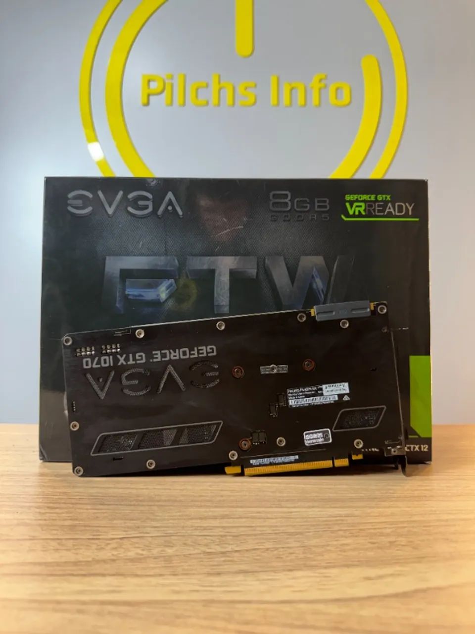 GTX 1070 8GB EVGA Loja Física Garantia Olx Pay Placas de