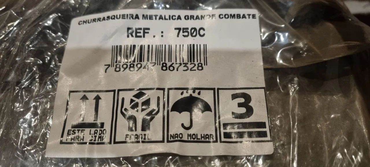 Churrasqueira Metálica Suspensa - 750C Preto Textura - Foto 5
