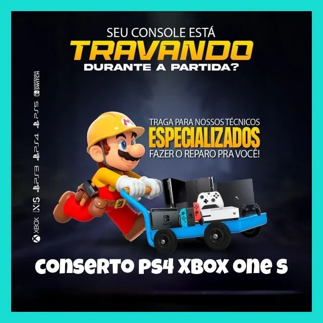 Conserto ps4 ps5 Xbox one s 