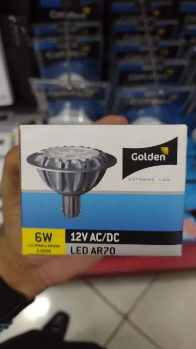 Lâmpada LED Golden Extreme 6W AR70 12V AC/DC
