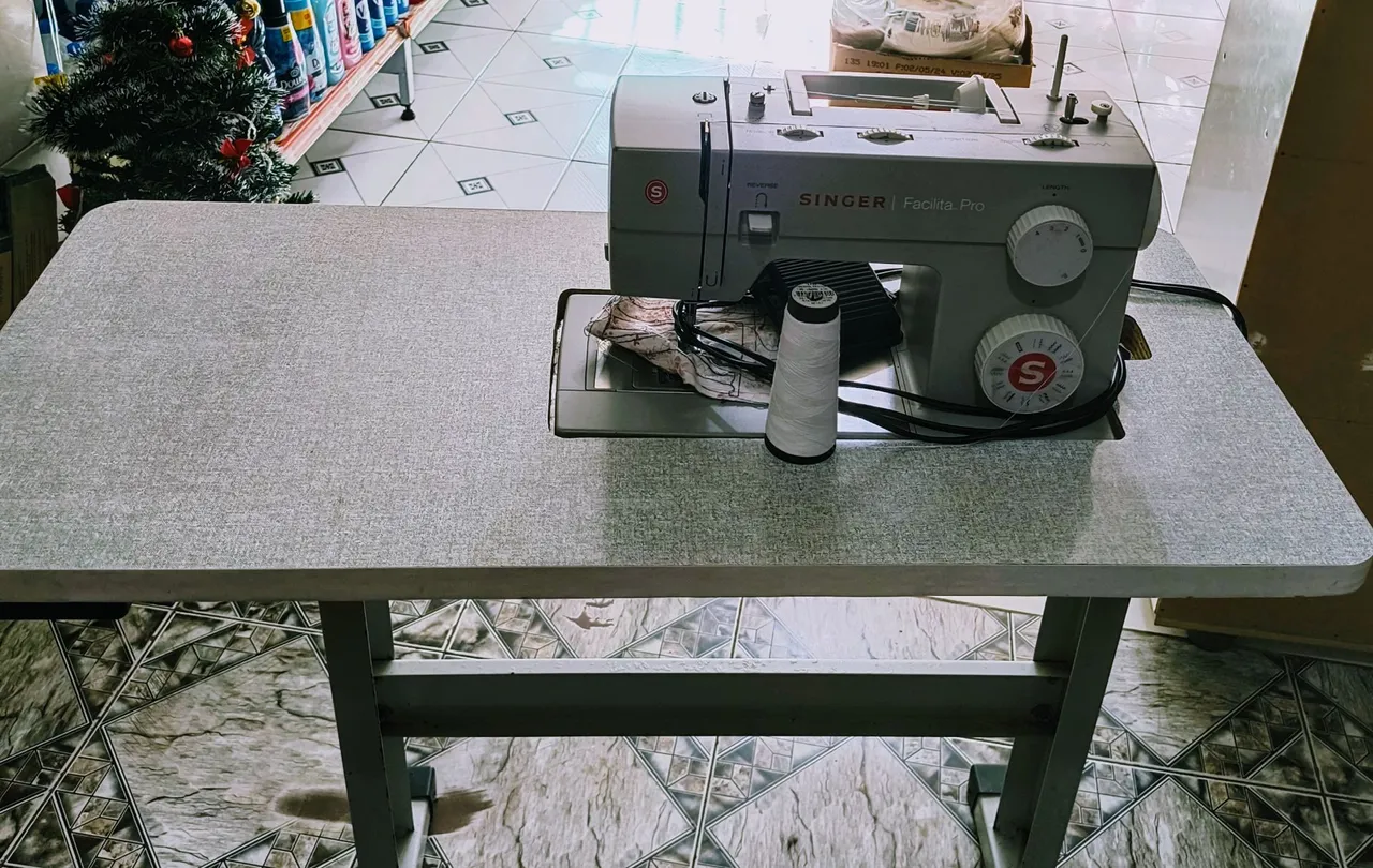 Uma máquina de custura
