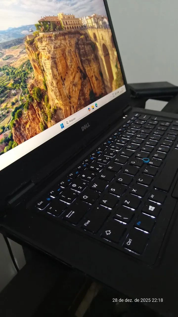 Notebook Dell i7 SSD 256/8Ram - Troco por Celular Top - Foto 3