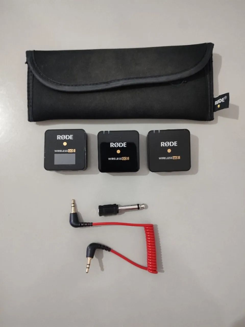 Microfone De Lapela Duplo Rode Wireless Go Il - 2 Microfones Preto