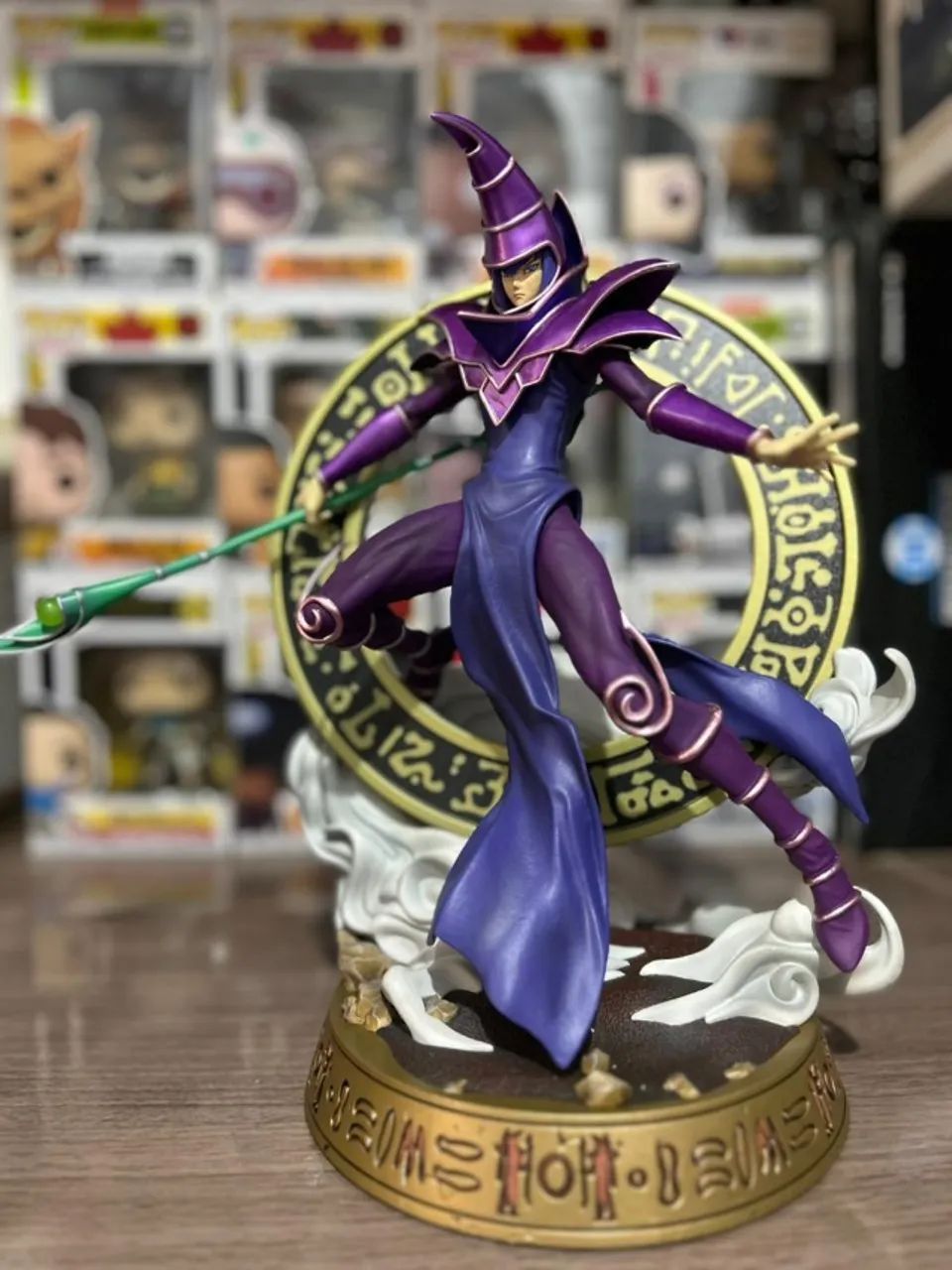 First 4 Figures Mago Negro - Dark Magician Yu Gi Oh - Foto 4