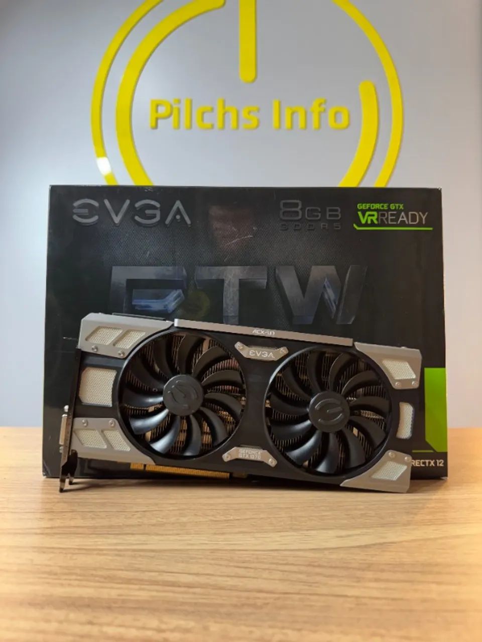 GTX 1070 8GB EVGA Loja Física Garantia Olx Pay Placas de
