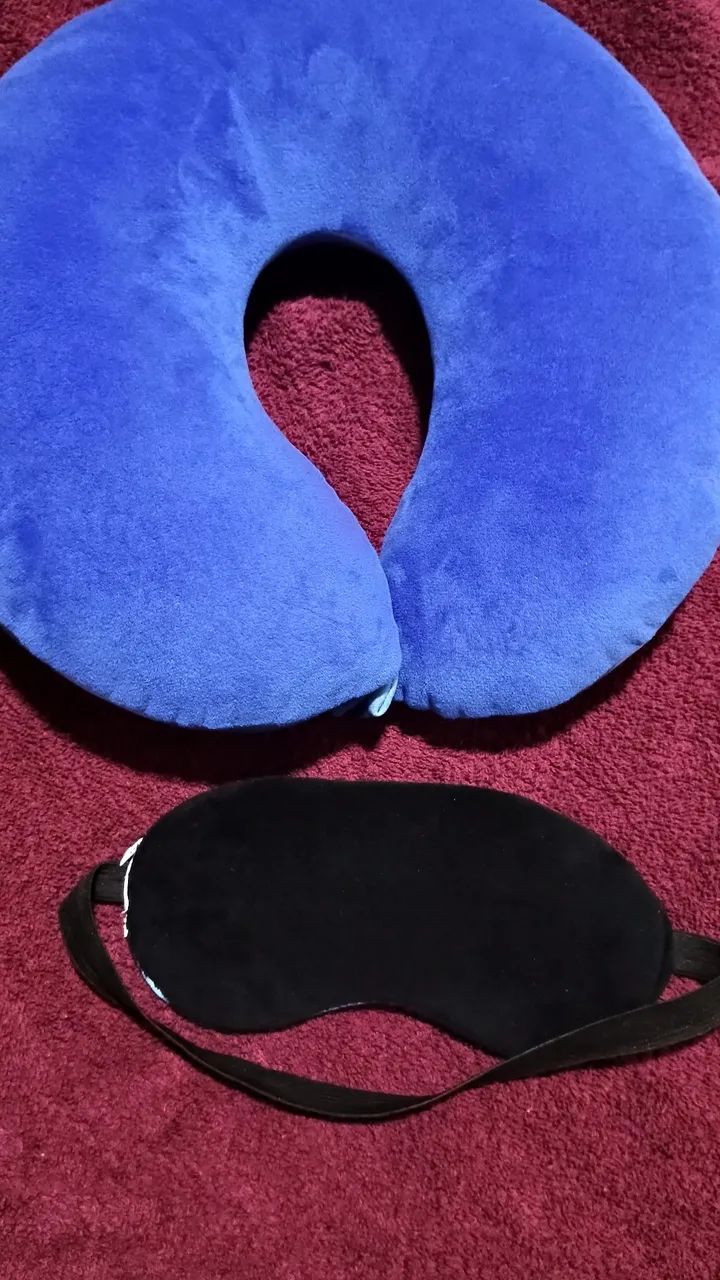Kit de viagem Stitch: almofada e máscara de olhos - Foto 2