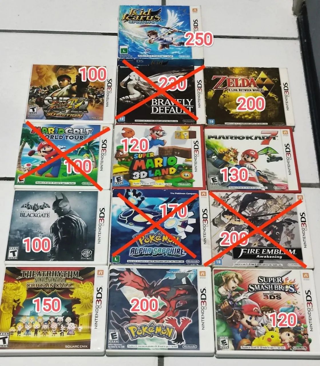 Jogos de Nintendo 3DS - Diversos Títulos