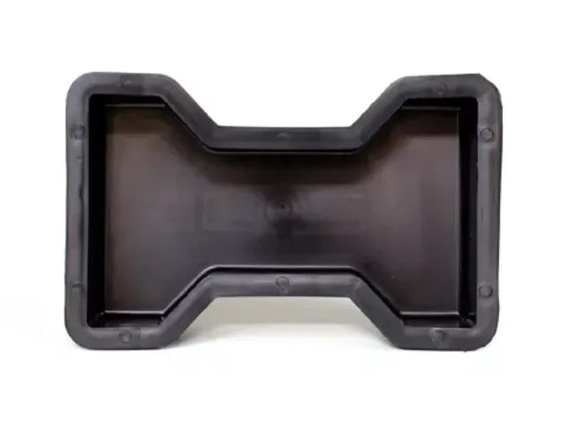 10 Formas Plásticas Para Paver Ossinho Duplo T 25x15x6cm Piso Chanfrado Microformas - Foto 2