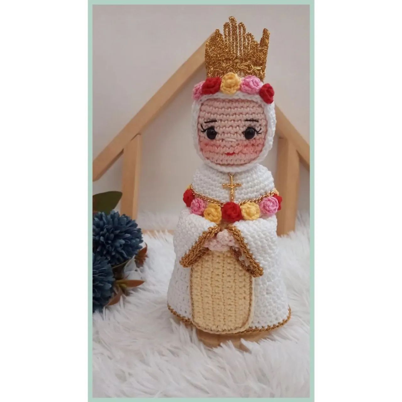 Santinhas e santinhos de crochê  - Foto 4