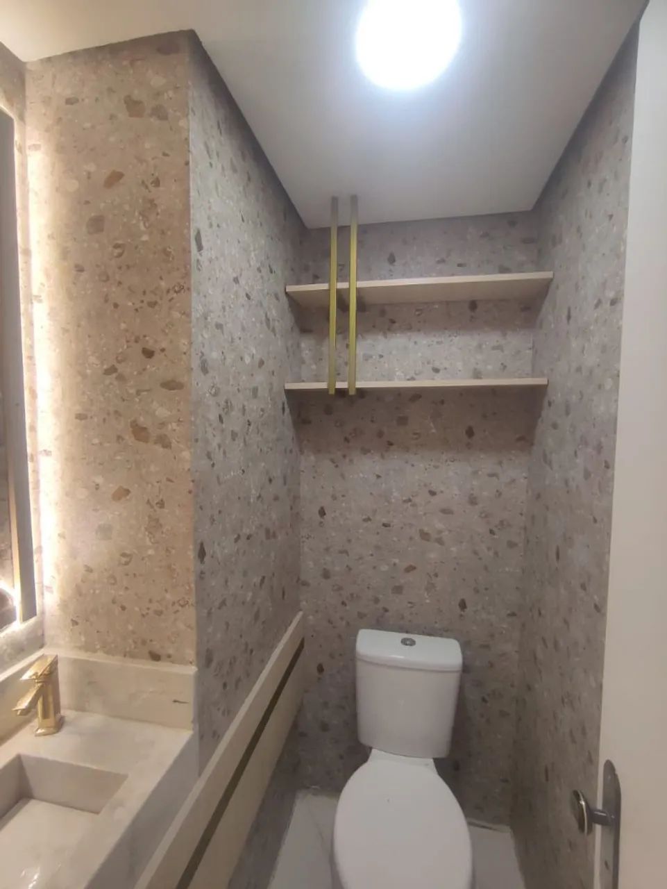 Papel de parede vinílico lavável texturizado rolo 10mx53cm cobre Aproximadamente 4.3m2 - Foto 5