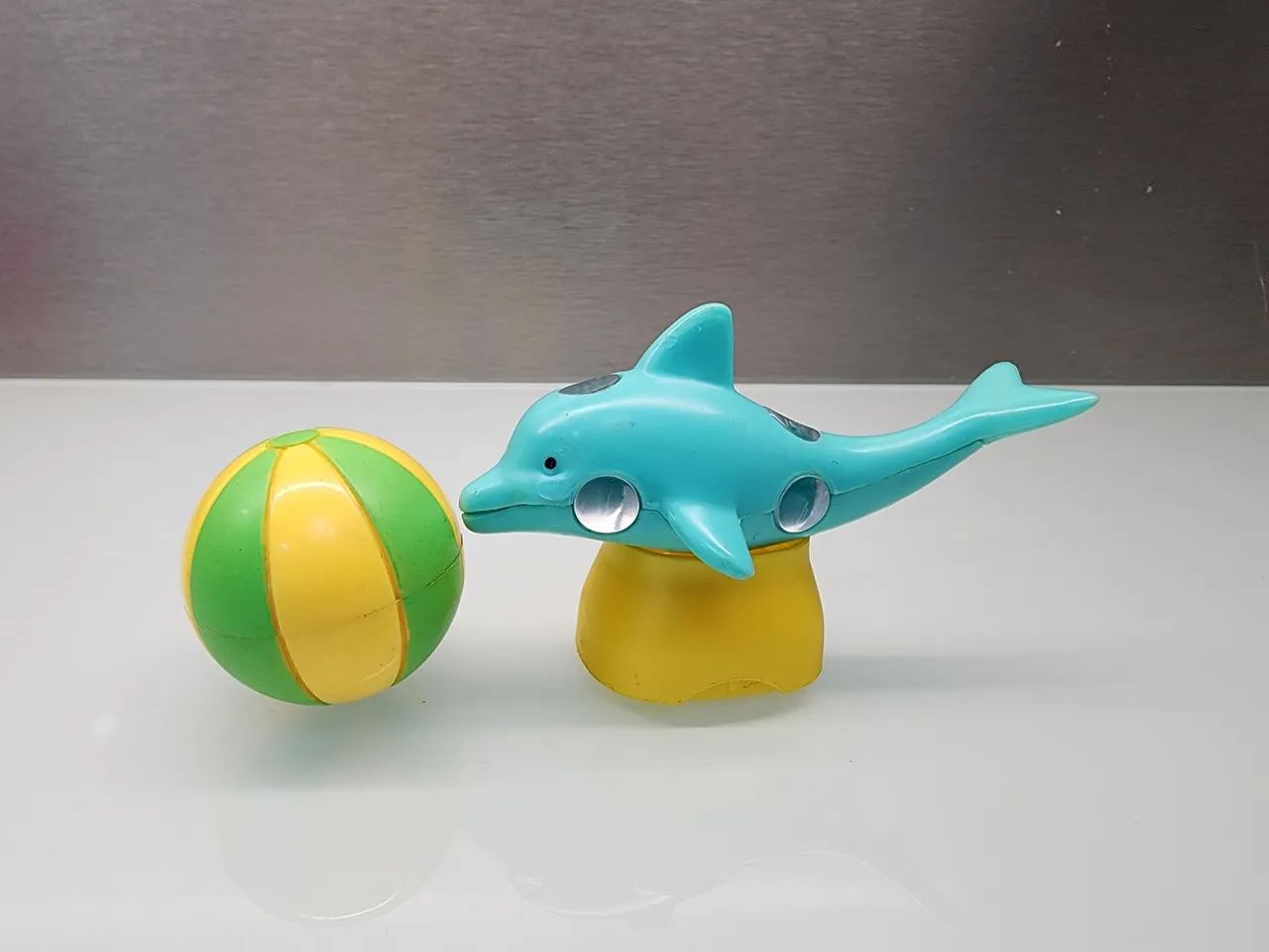 Pet Polly Pocket  golfinho verde vintage 2005